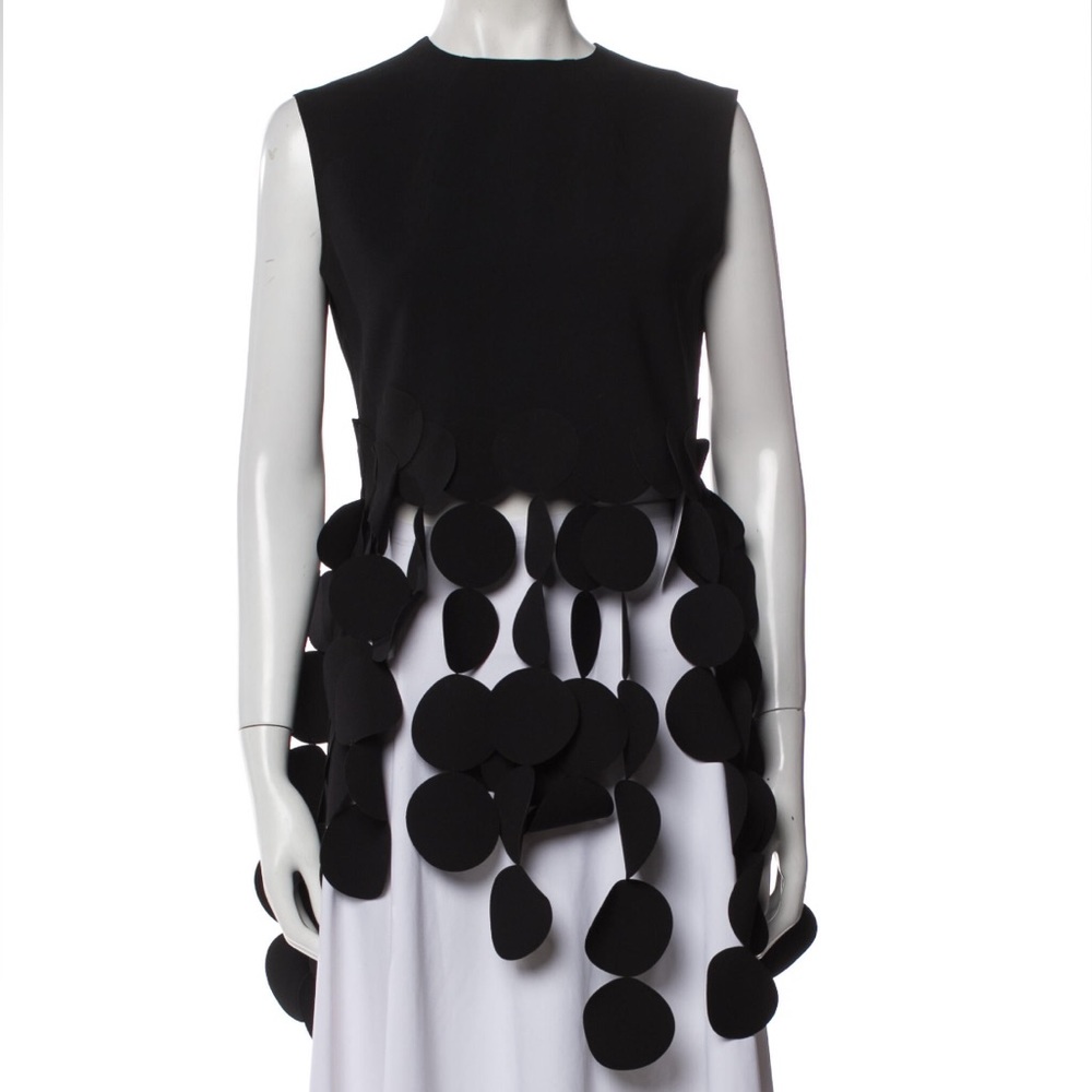 A.W.A.K.E. Mode Black Laser Cut Top Size 40 BNWT